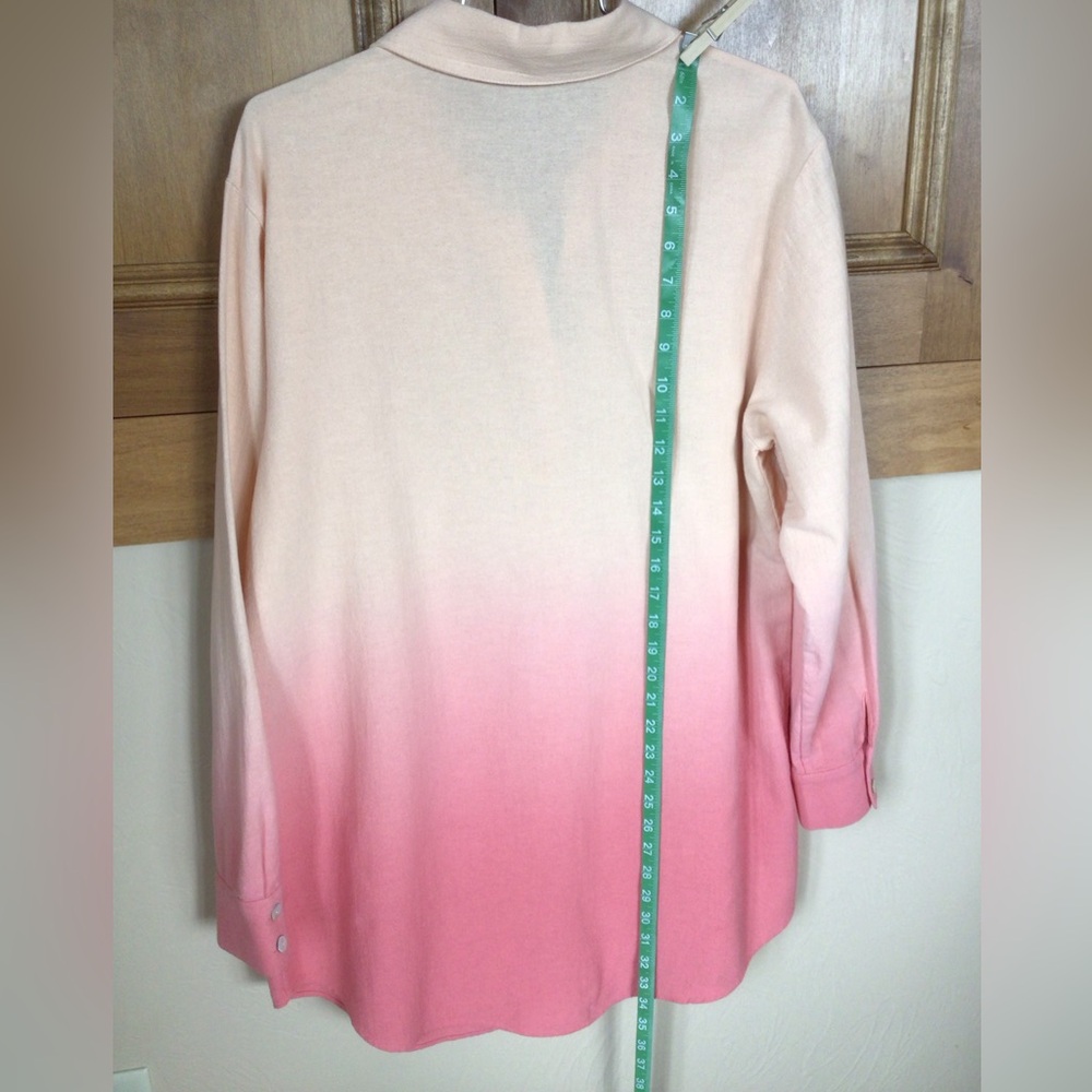 Soft Surroundings M Button Down Tunic - image 2